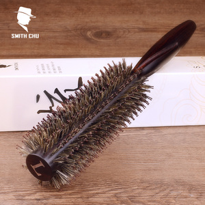 家用卷发圆筒受热木梳