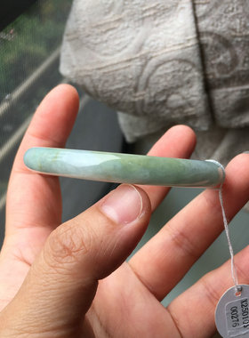 天然A货缅甸料翡翠美人条玉石镯