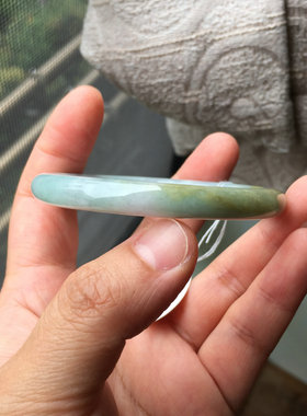 天然A货缅甸料翡翠玉石手镯保真