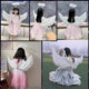 ການຕົບແຕ່ງ Halloween feather wings stage catwalk