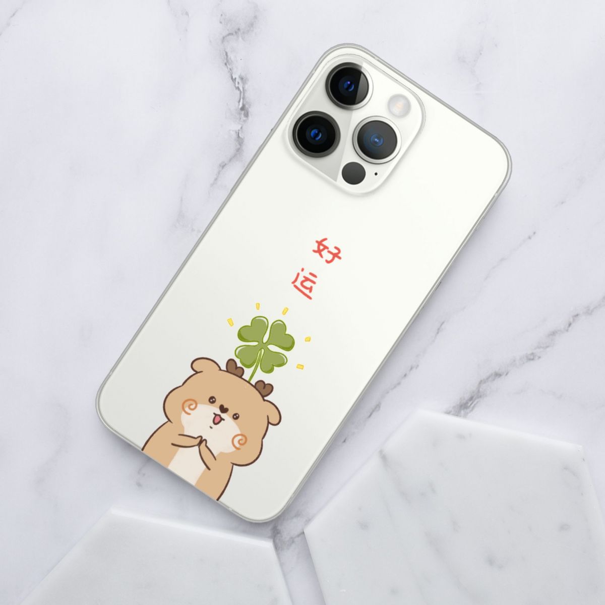 原创狍小坑适用iPhone14promax苹果13手机壳11透明TPU新款ipone12套plus软xsmax防摔十四xs女x十三IP夏天 - 图0