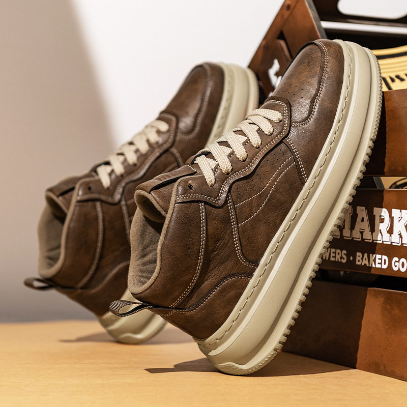 大码男鞋46高帮复古百搭男鞋47加宽加肥特大码男鞋48休闲板鞋49,淘宝优惠券,粉丝福利购,淘宝优惠卷