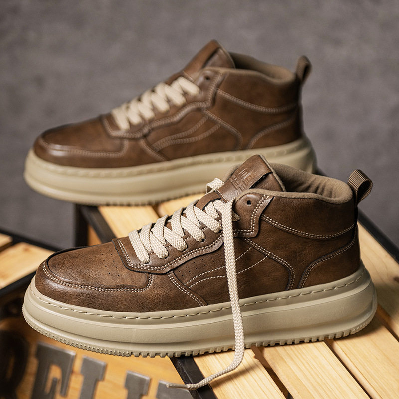 大码男鞋46高帮复古百搭男鞋47加宽加肥特大码男鞋48休闲板鞋49,淘宝优惠券,粉丝福利购,淘宝优惠卷