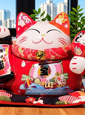和猫坊招财猫新款精致漂亮陶瓷