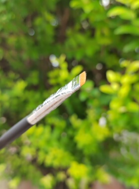 艾诺琪化妆刷大师系列m143平头眼线刷卧蚕眉黄狼毛混纤维毛微瑕疵