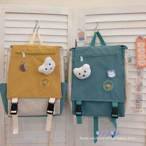 Ранец, японская сумка через плечо для школьников, свежий универсальный рюкзак, в корейском стиле, для средней школы, в японском стиле