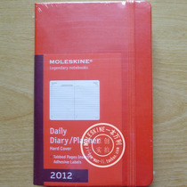 MOLESKINE2012 Years Red Hard Cover Diary Journal Notebook Pocket Type discount on discount