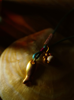 游向柔软的岸|小鱼猫爪长项链