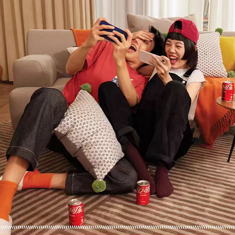 可口可乐经典330ml胖罐碳酸饮料整箱正品包邮批发罐装汽水柠檬味 - 图0