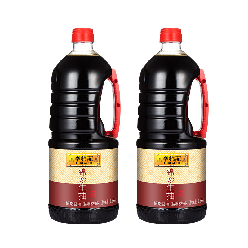 李锦记锦珍生抽酱油调味品凉拌炒菜蘸料配料点蘸1750mlx2-图0