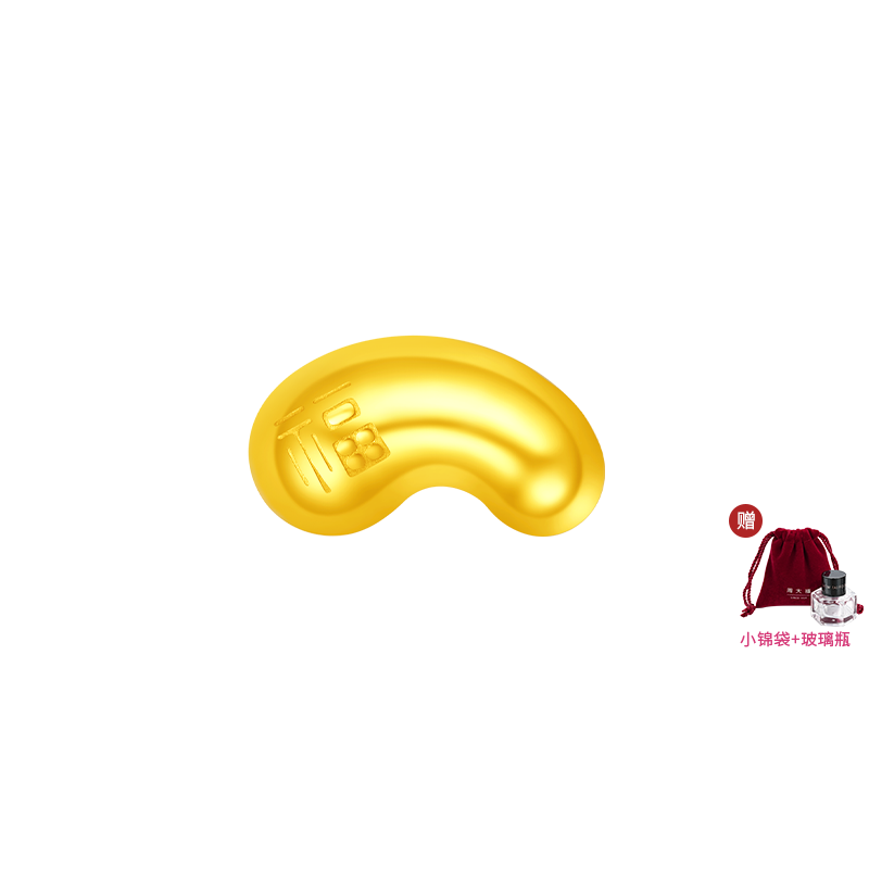 周大福小金豆足金黄金投资金金章（约1g计价）IF1689 - 图3
