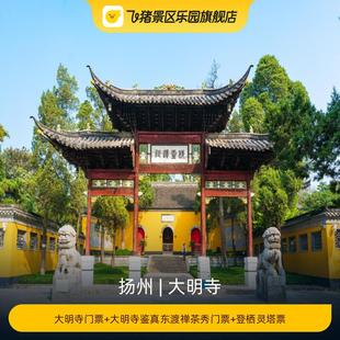 [大明寺-大明寺门票+大明寺鉴真东渡禅茶秀门票+登栖灵塔票]