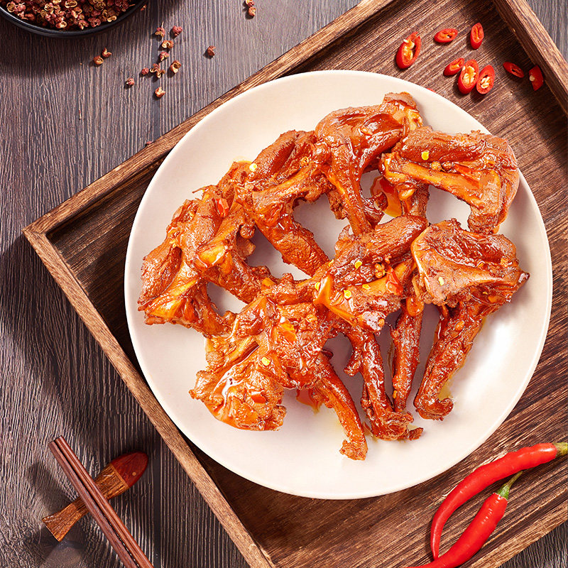 紫燕百味鸡卤味休闲零食任选麻辣鸭锁骨香辣鸭脖鸡翅解馋素食小吃
