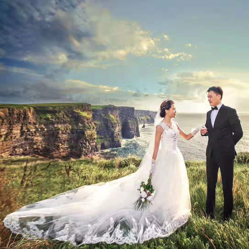 爱尔兰都柏林莫赫悬崖旅拍摄影师婚纱套餐写真旅游旅行跟拍 - 图3