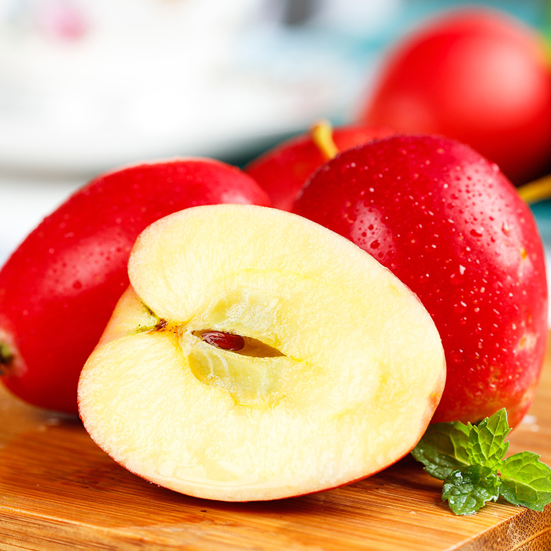 新疆阿克苏香妃海棠果特产鸡心小苹果酸甜应当季新鲜水果整箱 - 图1