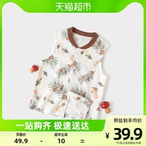 Well-behaed chic bear male and female baby pure cotton waistcoat spring autumn season baby outside wearing waistcoat waistcoat for shoulder and autumn clothes