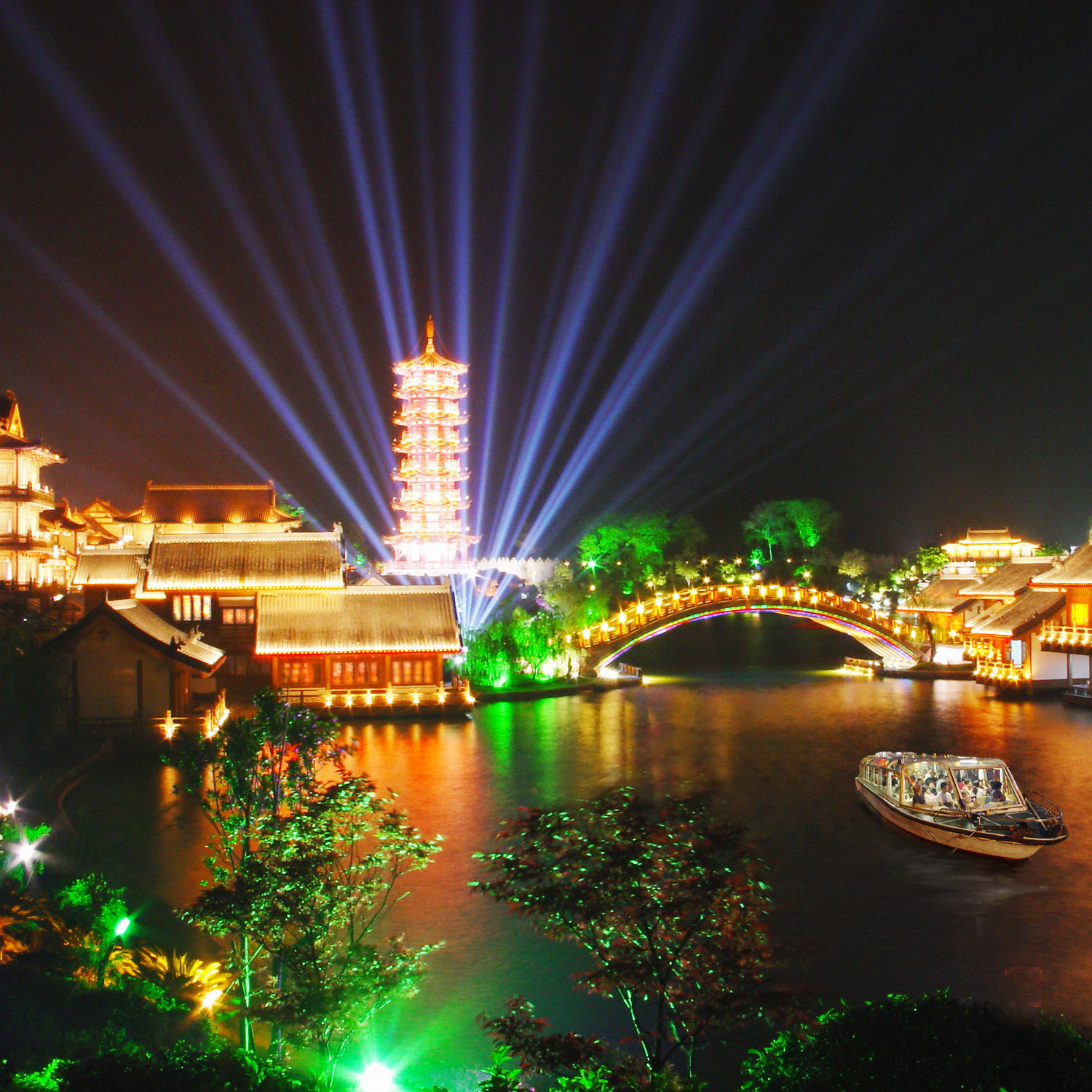 桂林旅游景点电子门票 夜游两江四湖豪华游船+七星景区七星岩套票 - 图2