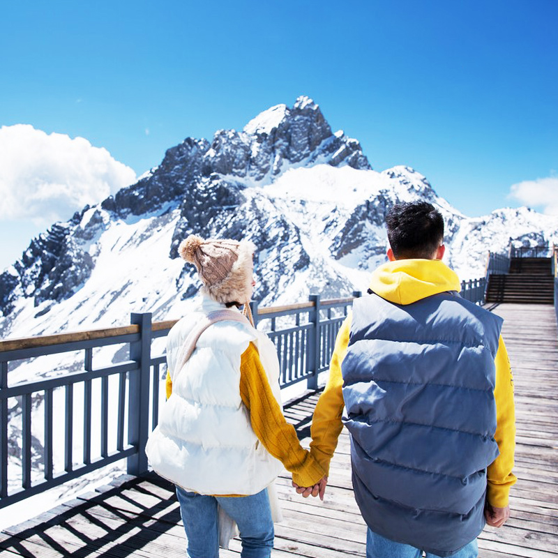 玉龙雪山团一日门票进山费冰川公园大索道蓝月谷氧气环保车接送