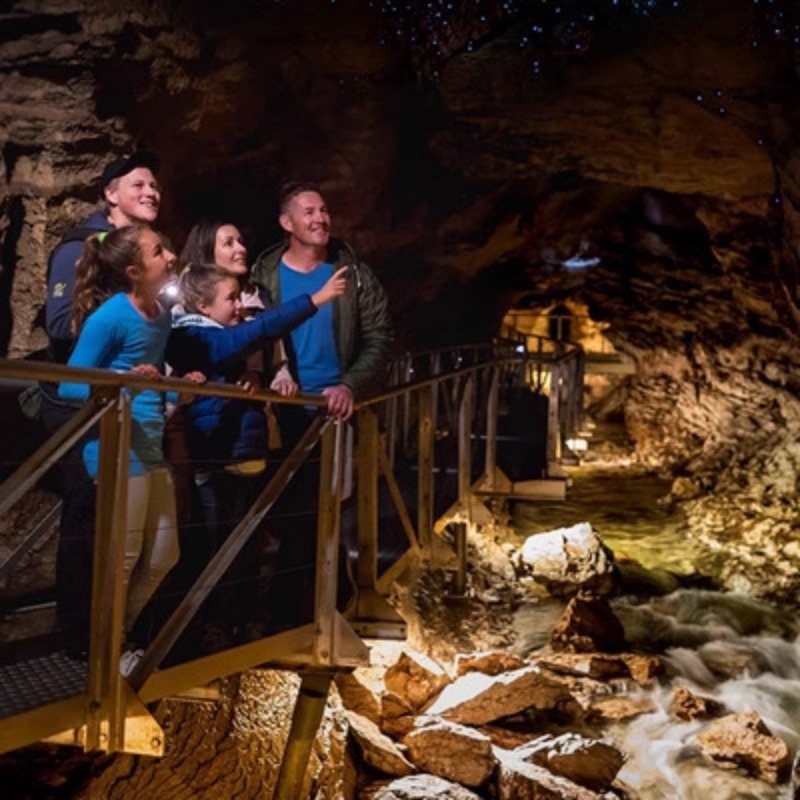 新西兰旅游蒂阿瑙萤火虫洞 Te Anau Glowworm Cave-图1