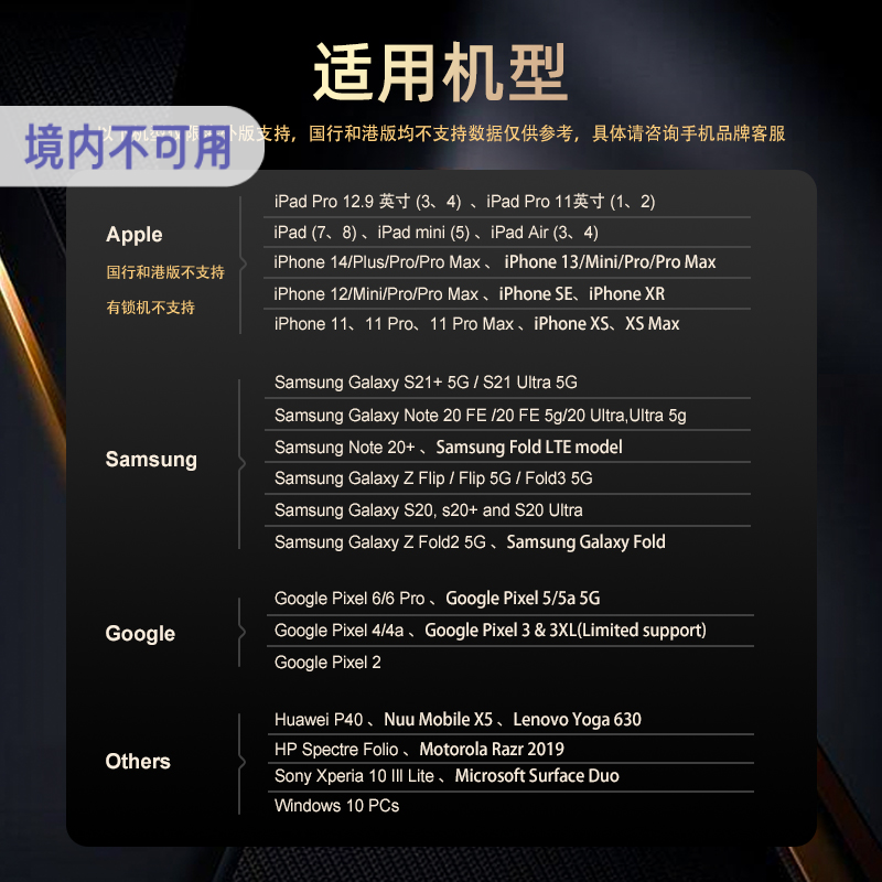 eSIM美国电话卡4/5G高速流量上网手机卡旅游留学T-mobile