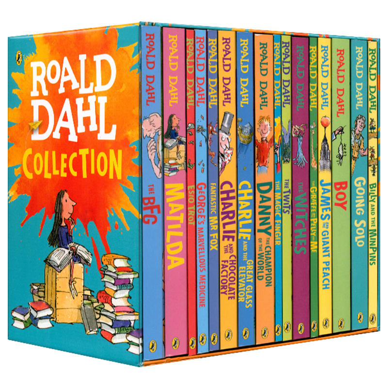 Roald Dahl 罗尔德达尔英文原版 全套 儿童英语分级阅读小说读物 - 图0