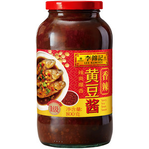 李锦记香辣黄豆酱拌面酱拌饭酱酱料调料 调味豆瓣酱 炒菜800g