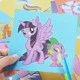 Children's handmade fun paper-cut My Little Pony