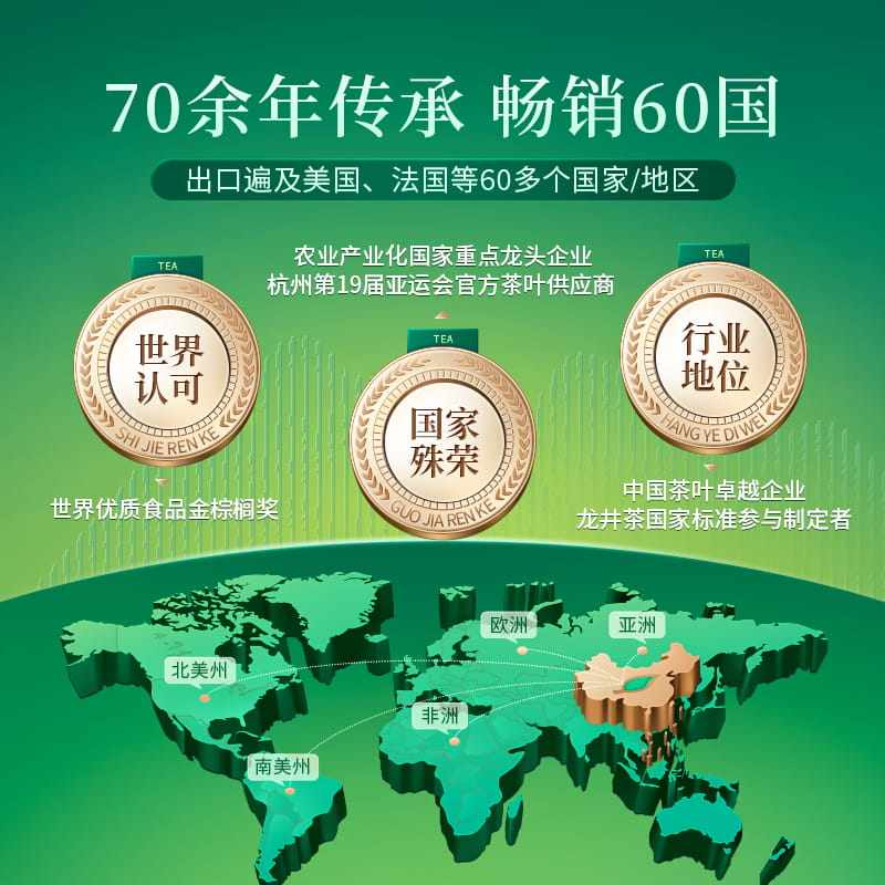 发顺丰2024新茶狮峰牌雨前龙井正宗杭州春绿茶叶浓香纸包口粮200g