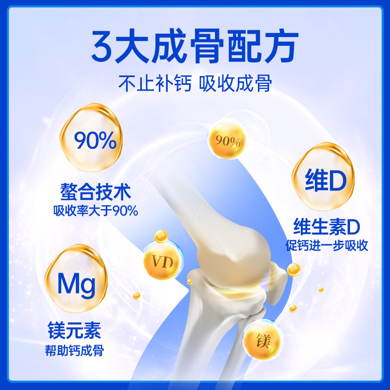 乐力螯合钙高吸收率成人中老年人补钙钙片男女补钙药店同款