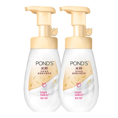 Ponds/旁氏润泽保湿氨基酸洁面泡泡维稳强韧肌肤160ML*2洗面奶