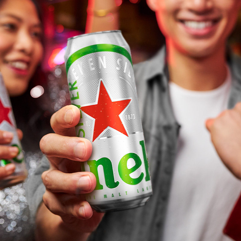 喜力星银（Heineken Silver）啤酒500ml*24听/箱