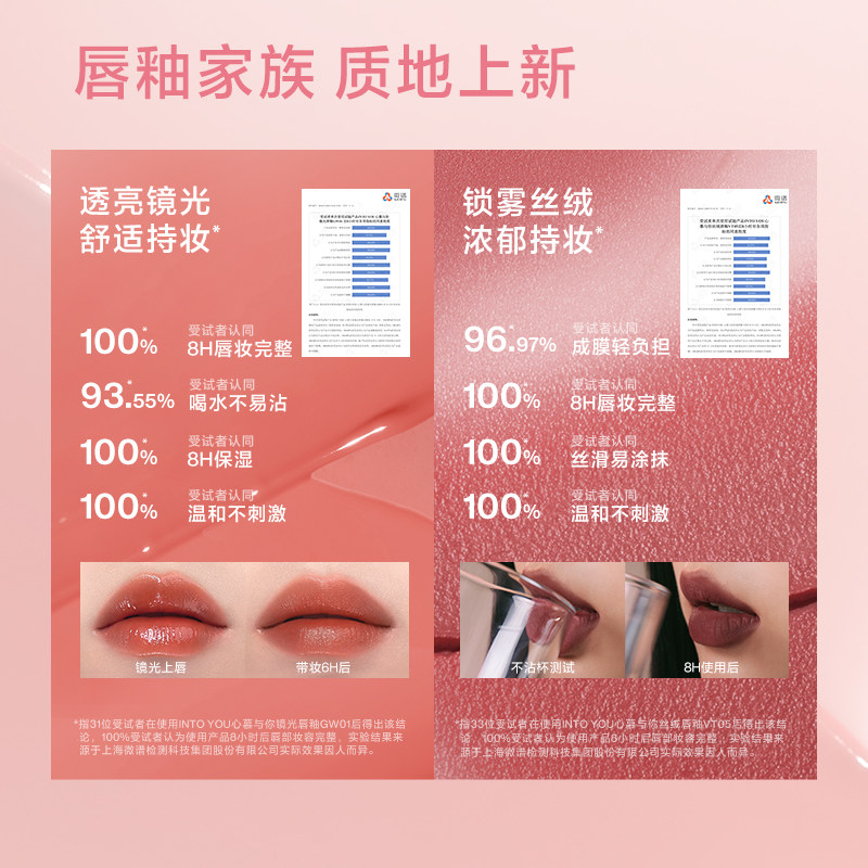 【重磅新品】INTO YOU镜光唇釉镜面唇蜜丝绒雾面哑光口红送女友,淘宝优惠券,粉丝福利购,淘宝优惠卷