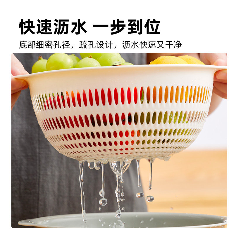 喵满分沥水篮2件套