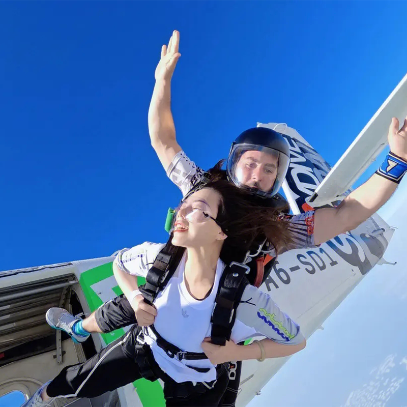 [官方合作]迪拜棕榈岛高空跳伞含照片视频可接送sky dive旋翼飞机 - 图2