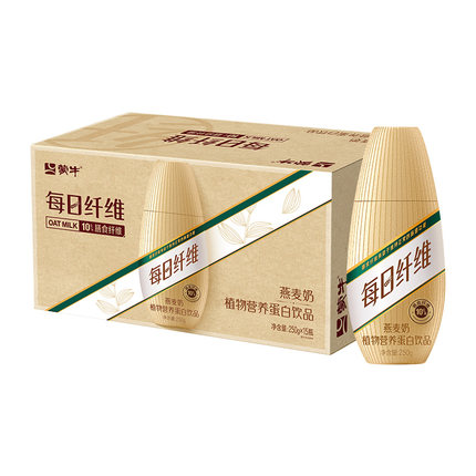 蒙牛每日纤维燕麦奶原味谷物饮料