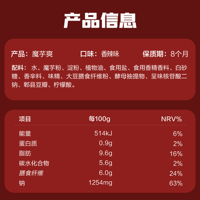 卫龙魔芋爽plus礼盒888g