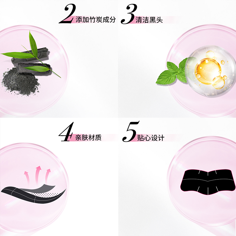 花王Biore/碧柔女士清洁黑鼻贴清洁鼻头20片T区护理神器