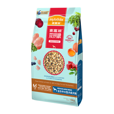 麦富迪冻干中大型犬粮10kg