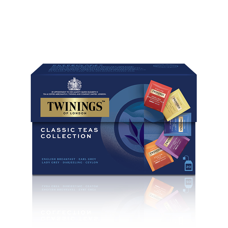 Twinings川宁精选5口味伯爵红茶茶叶包袋泡茶绿茶办公室茶下午茶