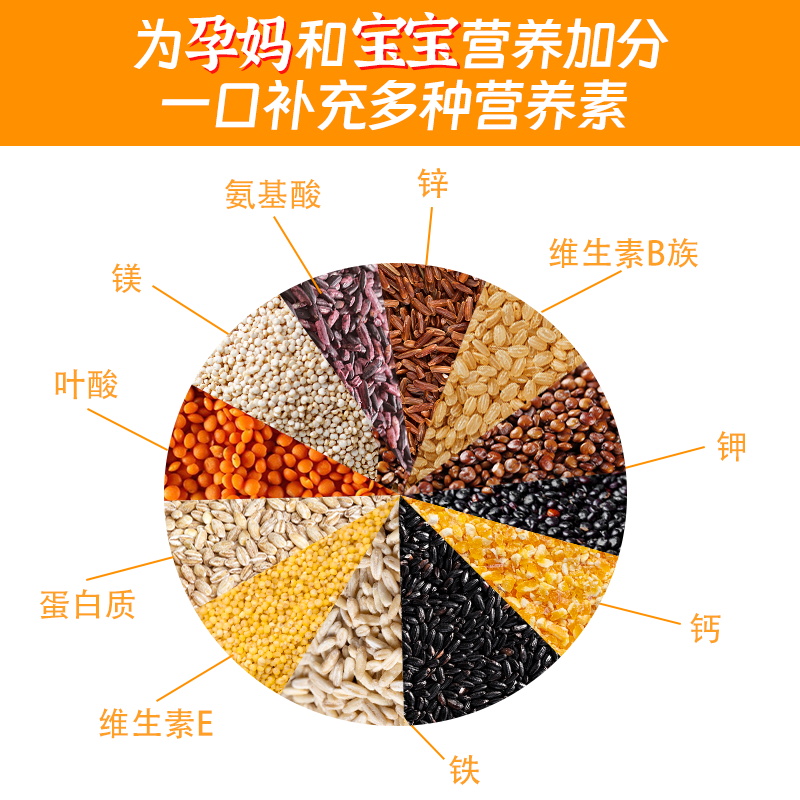 吾爱吾谷孕妇糙米饭五谷杂粮2.5kg孕期糖友健身专用杂粮饭粗粮饭 - 图2