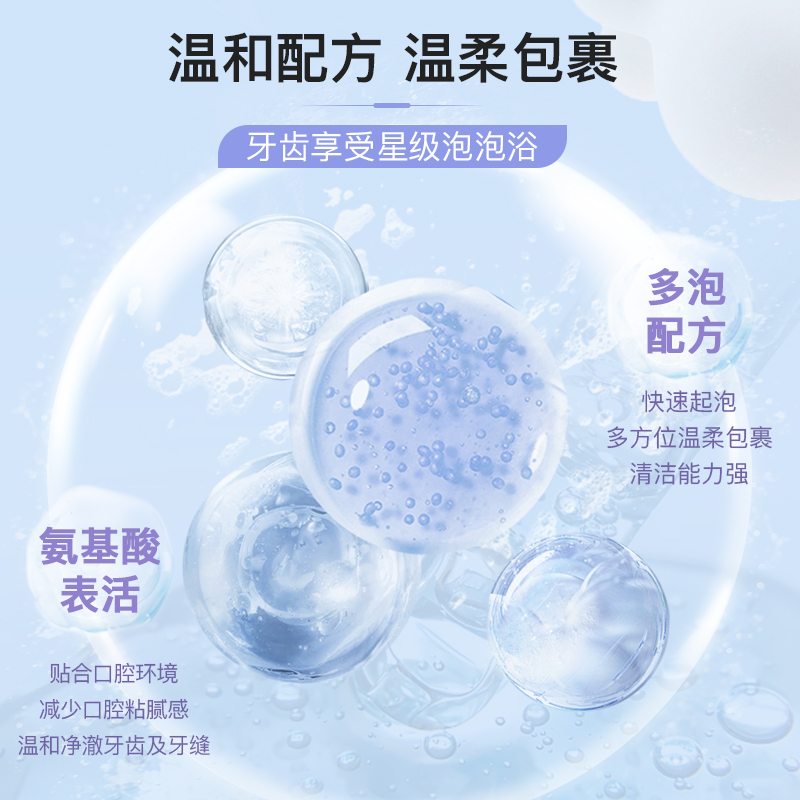 单品包邮舒客牙膏泡感小苏打亮白清新护龈680g成人去牙渍家庭装