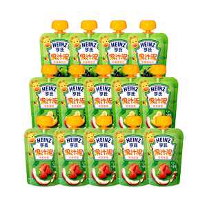 88vip到手53！亨氏宝宝水果泥14袋