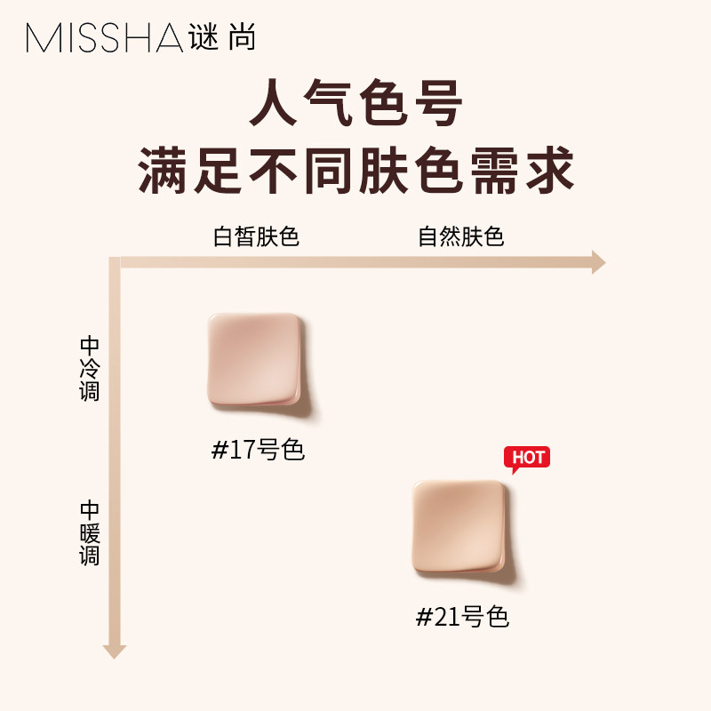 Missha/谜尚柔润控油粉底液遮瑕服帖水润无暇持妆粉底敏肌可用,淘宝优惠券,粉丝福利购,淘宝优惠卷