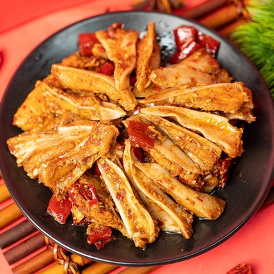 谭八爷冷吃鸡脆骨鸡胸软骨香辣三角骨多袋组合即食熟食下酒菜