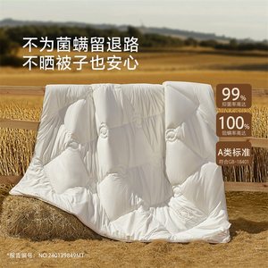 水星家纺进口抗菌羊毛被子冬被春秋被阳光卷毛学生宿舍秋冬被芯