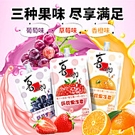 【喜之郎】可吸蒟蒻果冻爽75g*8支