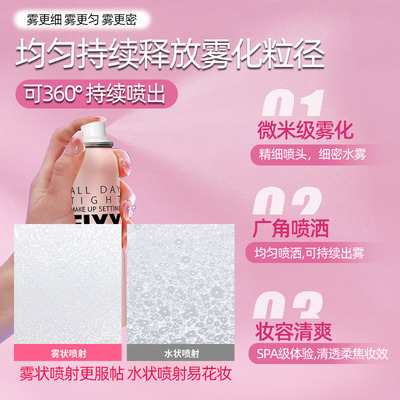 powder4room雾面哑光定妆喷雾