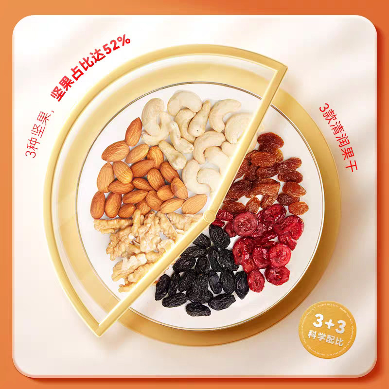 沃隆每日坚果清新款混合坚果仁干果休闲零食坚果礼盒小黄袋,淘宝优惠券,粉丝福利购,淘宝优惠卷