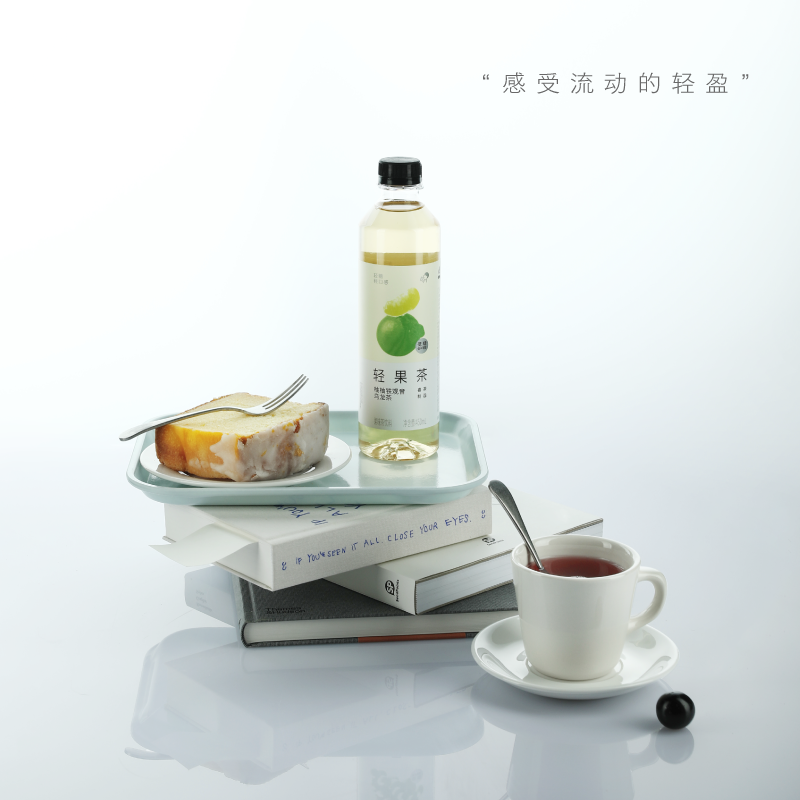 喜茶轻果茶柚柚蔓越莓葡萄饮料混合口味450ml*12瓶