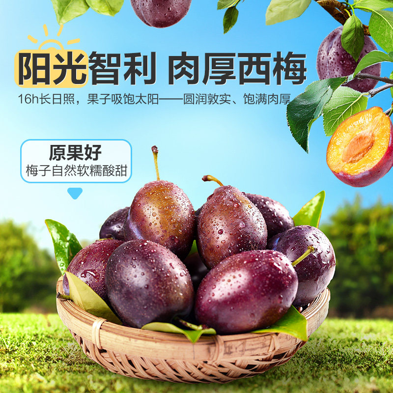 【超一斤】良品铺子智利阳光大西梅干无添加蔗糖孕妇零食话梅果干,淘宝优惠券,粉丝福利购,淘宝优惠卷